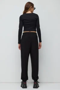 No Matter What Women Soft textured Hem Elastic  Sweatpants - Image 7