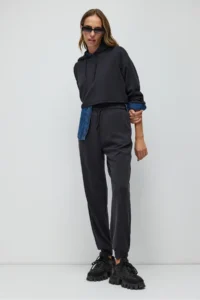 No Matter What Women's Jogger Sweatpants Narrow Leg Waist Adjustable Soft Textured