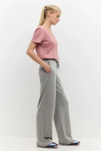 No Matter What Women's Wide Leg Sweatpants with Elastic Waist Wide Leg - Image 2