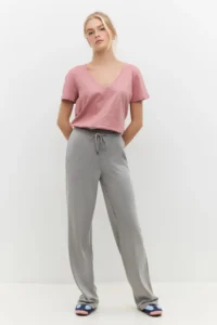 No Matter What Women's Wide Leg Sweatpants with Elastic Waist Wide Leg - Image 4