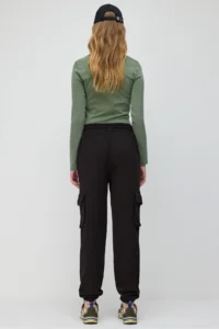 No Matter What Women Cargo Jogger Pants Cargo with pocket Basic - Image 5