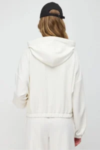 No Matter What Women's Zippered Hooded Crop Sweatshirt Jacket Soft Textured - Image 7
