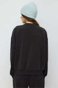 No Matter What Women's Soft Touch Basic Sweatshirt Crew Neck Long Sleeve - Image 6