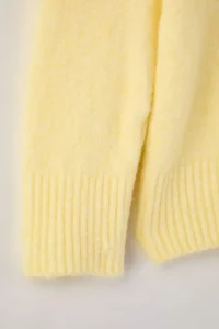 Trendyol Curve Wardrobe Essentials Yellow Premium Thread Basic Knitwear Sweater - Image 7