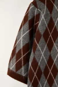 Trendyol Curve Brown Baklava Patterned Soft Touch Knitwear Sweater - Image 7