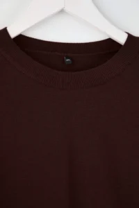Trendyol Curve Brown Mercerized Look Premium Thread / Special Thread Basic Knitwear Sweater - Image 4