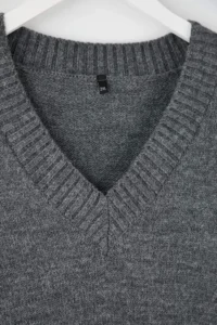 Trendyol Curve Wardrobe Essentials Anthracite Basic Wide Pattern Soft textured Knitwear Sweater - Image 3