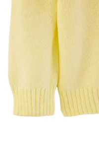 Trendyol Curve Wardrobe Essentials Yellow Basic Wide Pattern Soft textured Knitwear Sweater - Image 7