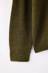 Trendyol Curve Wardrobe Essentials Khaki Soft textured Knitwear Sweater - Image 5