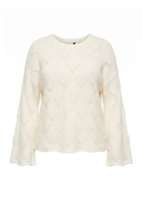 Trendyol Curve Ecru Cellular/Delikli Knitwear Sweater - Image 5