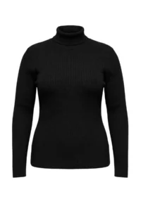 Trendyol Curve Black Basic Turtleneck Thin Knitwear Sweater - Image 6