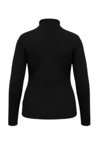 Trendyol Curve Black Basic Turtleneck Thin Knitwear Sweater - Image 8