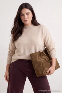 Trendyol Curve Stone-Brown Basic 2 Sets Paket Knitwear Sweater - Image 5
