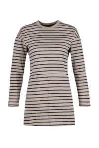 Trendyol Modest Mink Striped Knitting Tunic - Image 7
