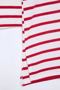 Trendyol Modest Red Striped Knitting Tunic - Image 8