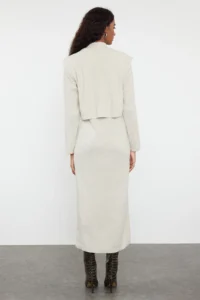 Trendyol Modest Stone Knitwear Pullover Dress Set - Image 3