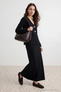 Trendyol Modest Black Gold buttoned Knitwear Etekli Set - Image 2