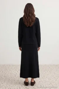 Trendyol Modest Black Gold buttoned Knitwear Etekli Set - Image 5
