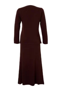 Trendyol Modest Brown Gold buttoned Knitwear Etekli Set - Image 8