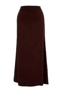 Trendyol Modest Brown Gold buttoned Knitwear Etekli Set - Image 9