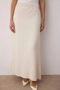Trendyol Modest Ecru Gold buttoned Knitwear Etekli Set - Image 3