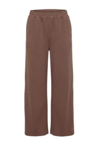 Trendyol Modest Mink relaxed/Rahat Pattern Pipe Both buttoned Suede Knitting Tesettür Bottom - Top Set - Image 9