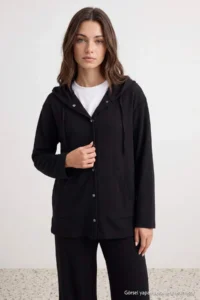 Trendyol Modest Black snaps Tunic Pants Aerobin Bottom - Top Set - Image 4