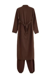 Trendyol Modest Dark Brown LONG Tunic Pants Bottom - Top Set - Image 6