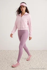 TRENDYOLMİLLA Dusty ROSE Brushed Soft Material Fuzo Full Size Yoga Knitting Sports Leggings - Image 2