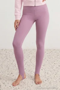 TRENDYOLMİLLA Dusty ROSE Brushed Soft Material Fuzo Full Size Yoga Knitting Sports Leggings - Image 4
