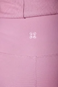 TRENDYOLMİLLA PINK Soft Brushed Material Reflector Print Detailed Full Size Knitting Sports Leggings - Image 6
