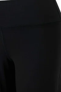TRENDYOLMİLLA Black Brushed Soft Material Loose Flare Knitting Sports Leggings - Image 6