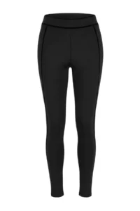 TRENDYOLMİLLA Black Scuba Tam Size Knitting Sports Leggings - Image 4
