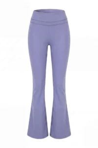 TRENDYOLMİLLA BLUE Flare/flared leg Brushed Soft Material Knitting Sports Leggings - Image 6