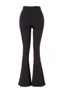 TRENDYOLMİLLA Black Brushed Soft Material Flare/flared leg Knitting Sports Leggings - Image 7