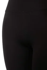 TRENDYOLMİLLA Black Brushed Soft Material Flare/flared leg Knitting Sports Leggings - Image 8