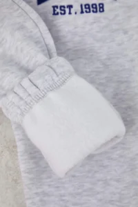 TRENDYOLMİLLA KIDS Kar Melange Cotton Fleece Regular Thick/Boys' Knitting Bottom with Fleece Inside - Top Set - Image 3