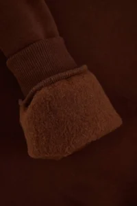 TRENDYOLMİLLA KIDS Brown Plain Knitting Bottom - Top Set - Image 7