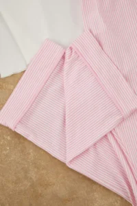TRENDYOLMİLLA KIDS Powder PINK Girls' Printed Soft textured Pajama Set - Image 3