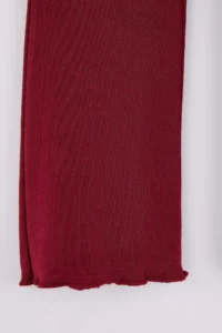 TRENDYOLMİLLA KIDS Burgundy Girls' Thin Fabric Flexible 3 Sets Tank Top Cardigan and Leggings - Image 6