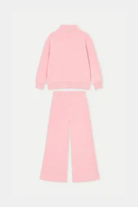 TRENDYOLMİLLA KIDS PINK Plain Knitting Bottom - Top Set - Image 12