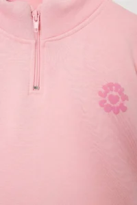TRENDYOLMİLLA KIDS PINK Plain Knitting Bottom - Top Set - Image 9