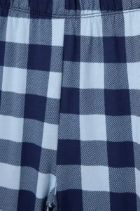TRENDYOLMİLLA KIDS NAVY BLUE Boys' textured Pajama Set - Image 10