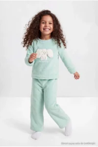 TRENDYOLMİLLA KIDS MINT Girls' Pajama Set