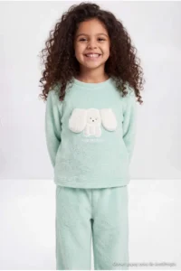 TRENDYOLMİLLA KIDS MINT Girls' Pajama Set - Image 2