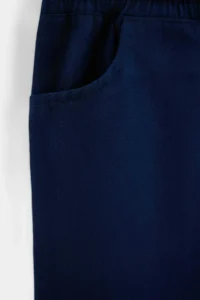 TRENDYOLMİLLA KIDS NAVY BLUE Plain Knitting Bottom - Top Set - Image 6