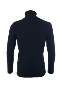 TRENDYOLMİLLA MEN NAVY BLUE slim Fit Cotton Turtleneck Ribbed Knitted Sweater - Image 10