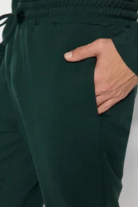 TRENDYOLMİLLA MEN Green Men Regular Fit Pajama Set - Image 6