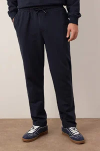 TRENDYOLMİLLA MEN NAVY BLUE Regular Fit Pajama Set - Image 3
