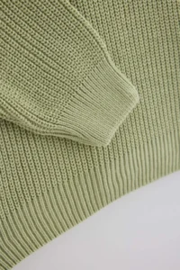 TRENDYOLMİLLA MEN MINT Oversized Crew Neck Plain Sweater - Image 8